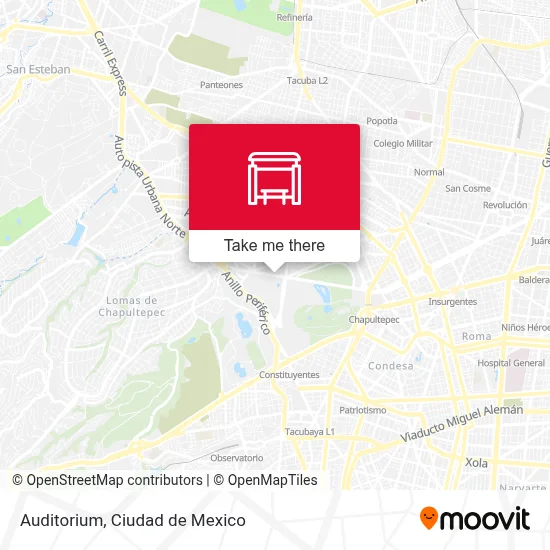 Auditorio map