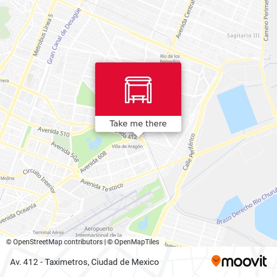 Av. 412 - Taximetros map