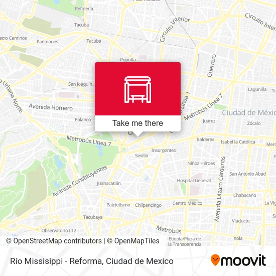 Río Missisippi - Reforma map