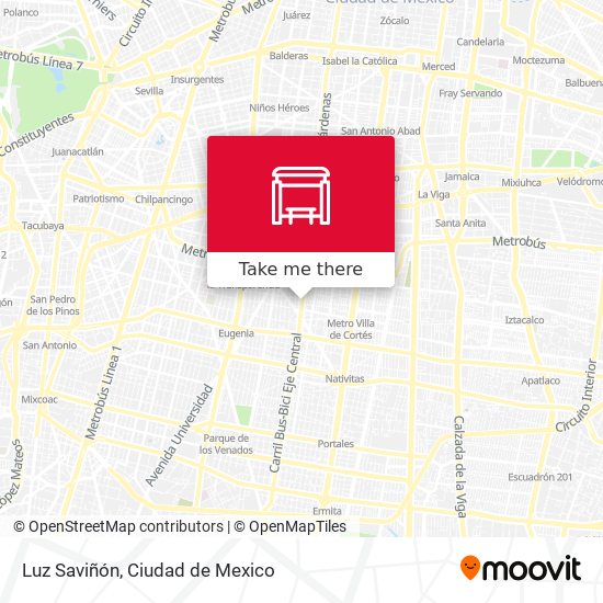 Mapa de Luz Saviñón