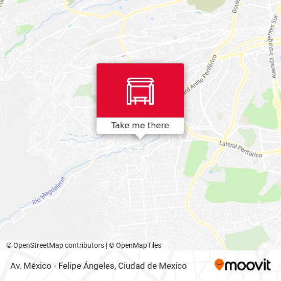 Mapa de Av. México - Felipe Ángeles