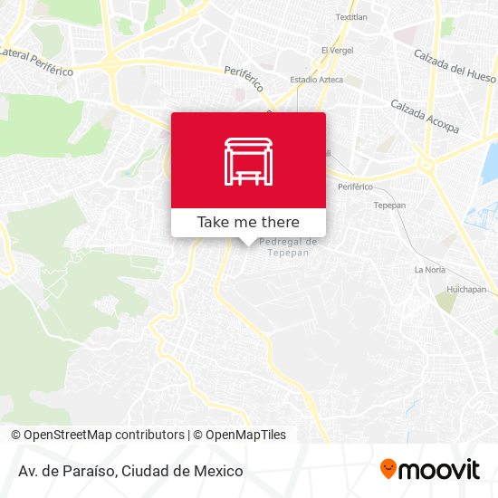 Av. de Paraíso map