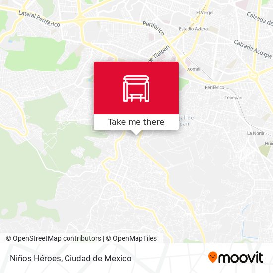 Mapa de Niños Héroes