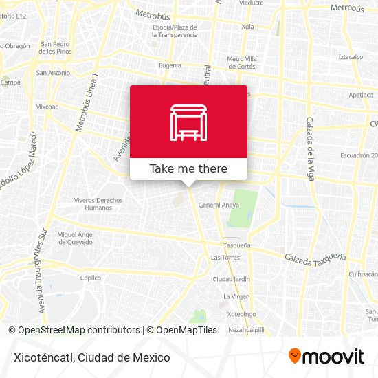 Mapa de Xicoténcatl