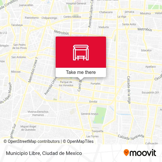 Municipio Libre map