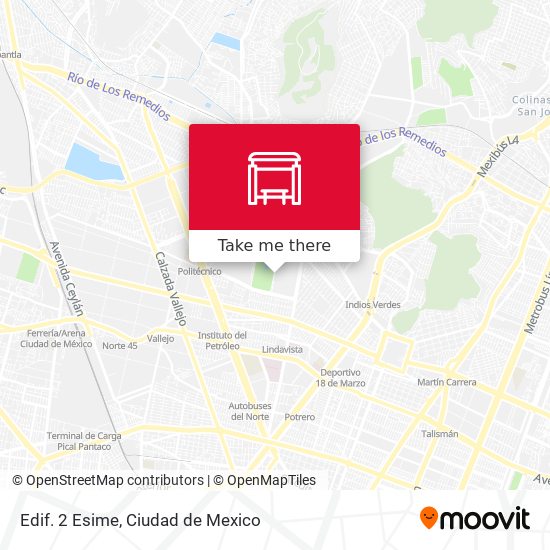 Mapa de Edif. 2 Esime