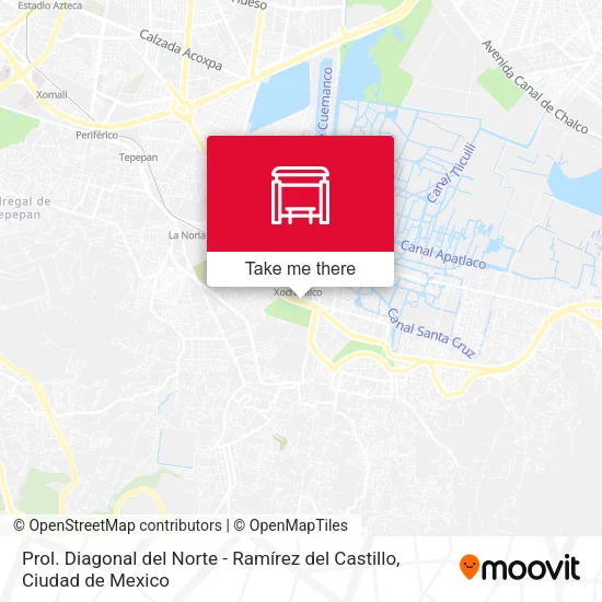Prol. Diagonal del Norte - Ramírez del Castillo map