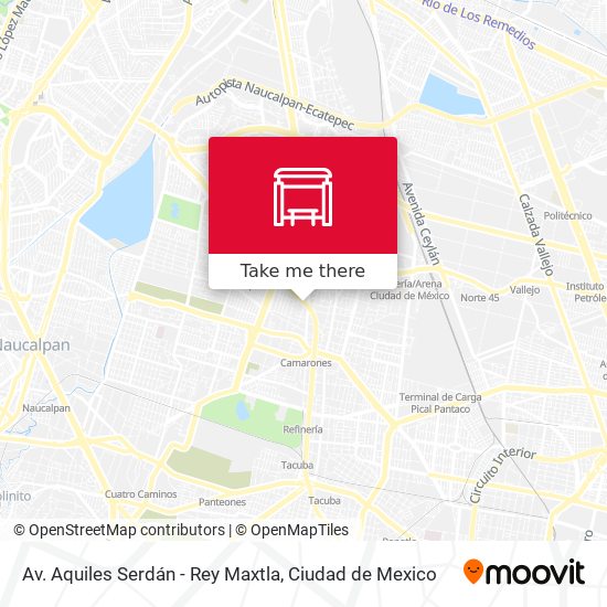 Av. Aquiles Serdán - Rey Maxtla map