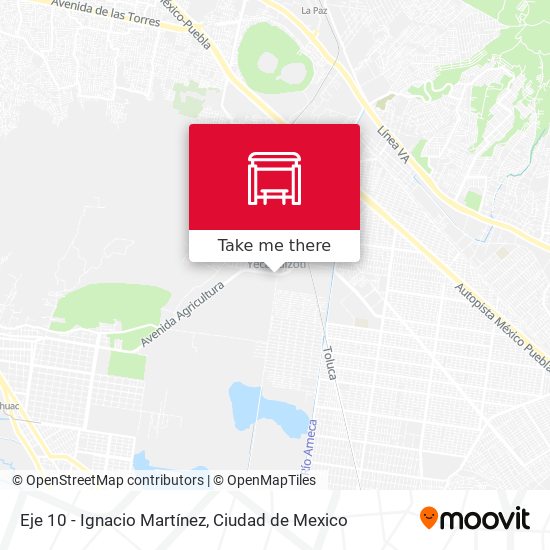 Mapa de Eje 10 - Ignacio Martínez