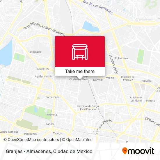 Granjas - Almacenes map