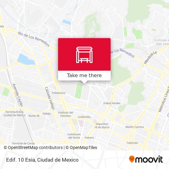 Mapa de Edif. 10 Esia