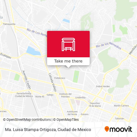 Mapa de Ma. Luisa Stampa Ortigoza