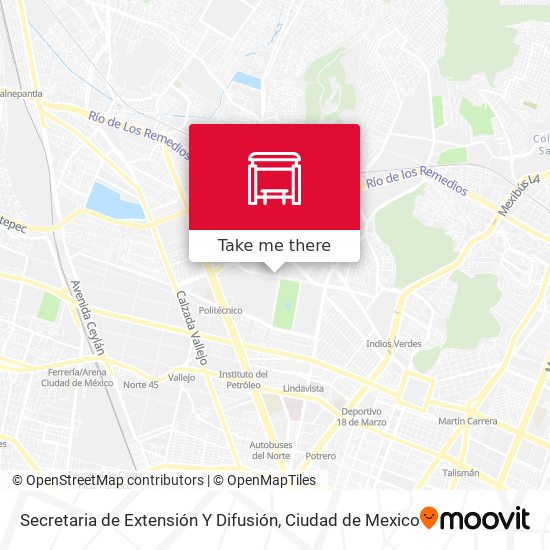 Secretaria de Extensión Y Difusión map