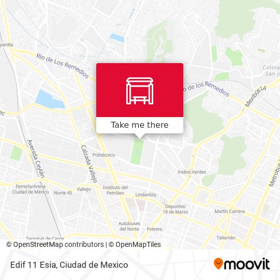 Mapa de Edif 11 Esia