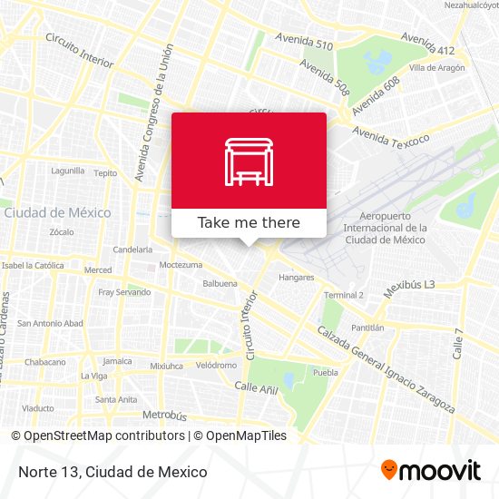 Mapa de Norte 13
