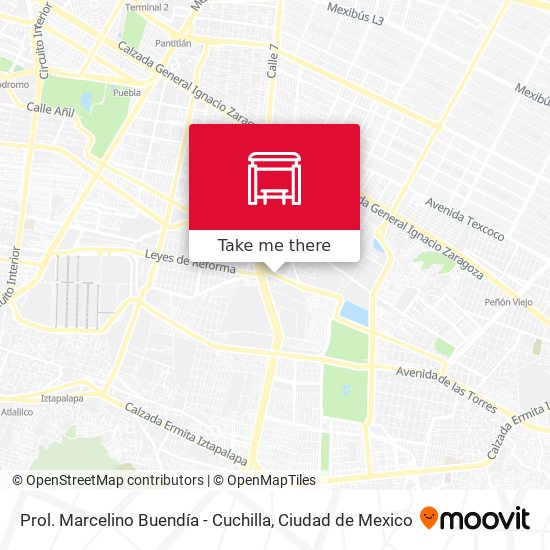 Prol. Marcelino Buendía - Cuchilla map