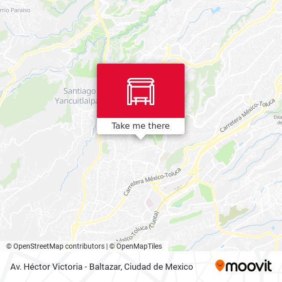 Av. Héctor Victoria - Baltazar map