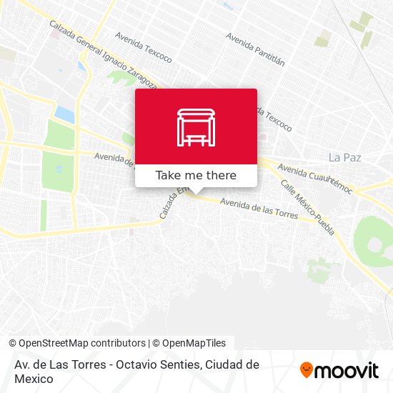 Av. de Las Torres - Octavio Senties map
