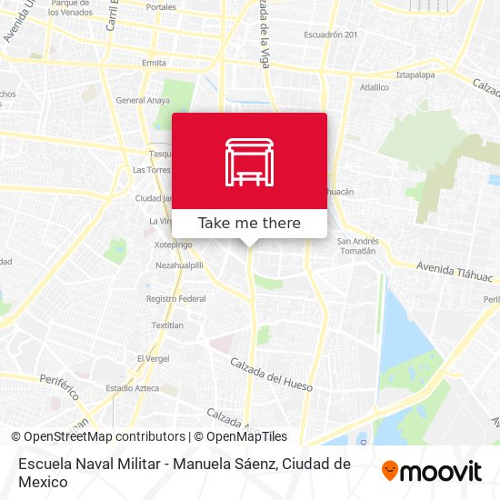 Escuela Naval Militar - Manuela Sáenz map