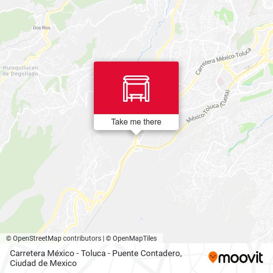 Carretera México - Toluca - Puente Contadero map