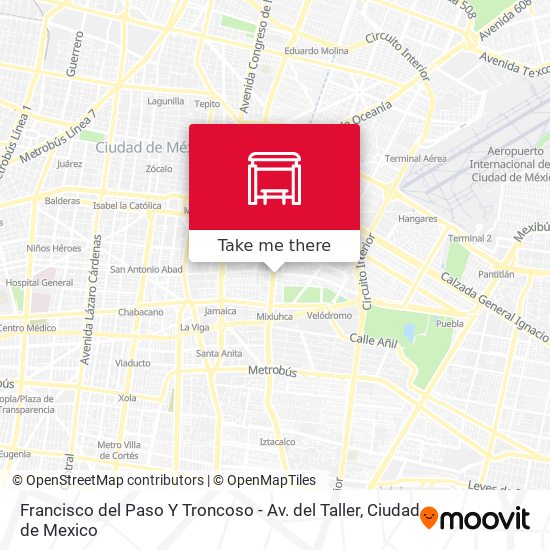 Francisco del Paso Y Troncoso - Av. del Taller map