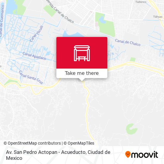 Av. San Pedro Actopan - Acueducto map