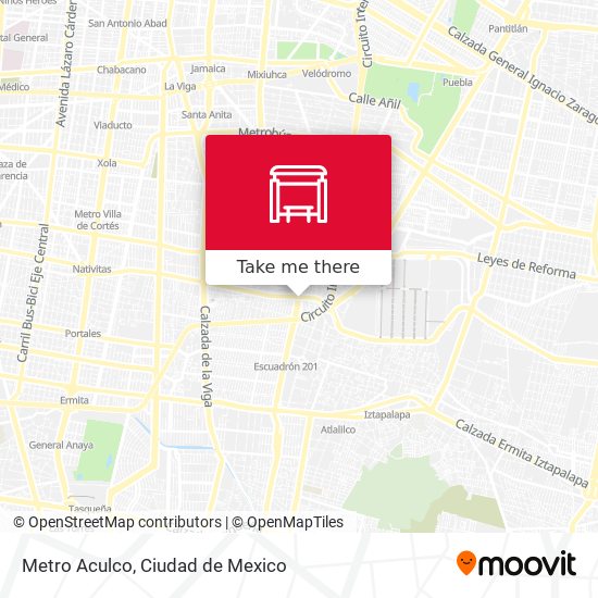 Mapa de Metro Aculco