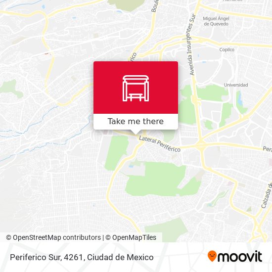 Mapa de Periferico Sur, 4261