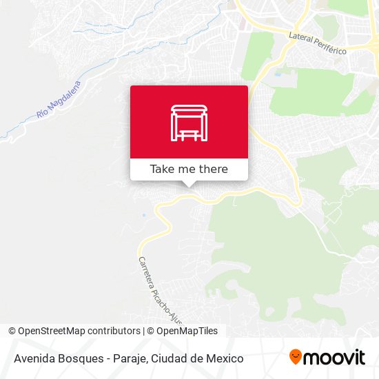 Mapa de Avenida Bosques - Paraje