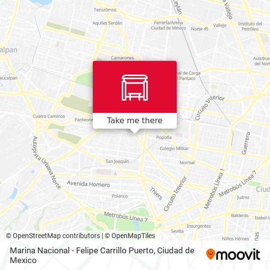 Marina Nacional - Felipe Carrillo Puerto map