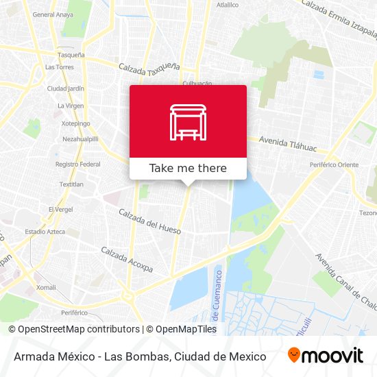 Armada México - Las Bombas map