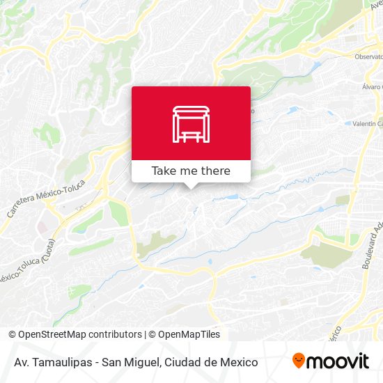 Av. Tamaulipas - San Miguel map
