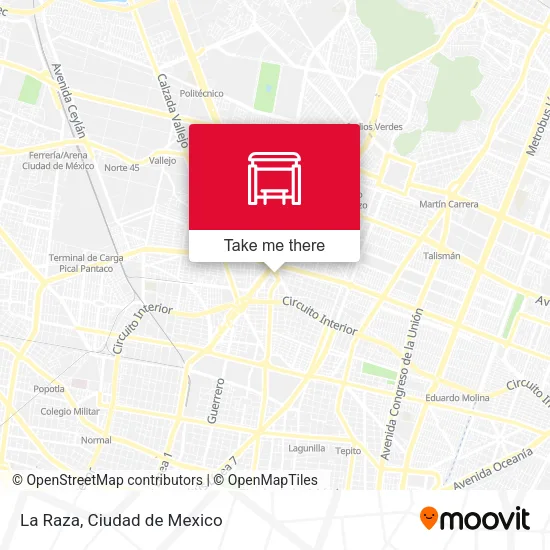 La Raza map