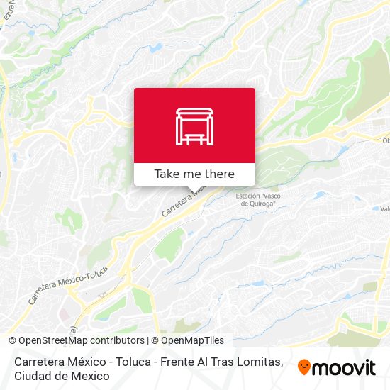 Carretera México - Toluca - Frente Al Tras Lomitas map