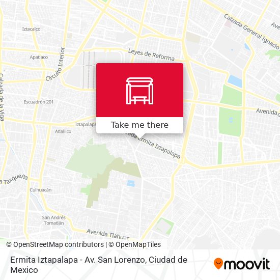 Mapa de Ermita Iztapalapa - Av. San Lorenzo