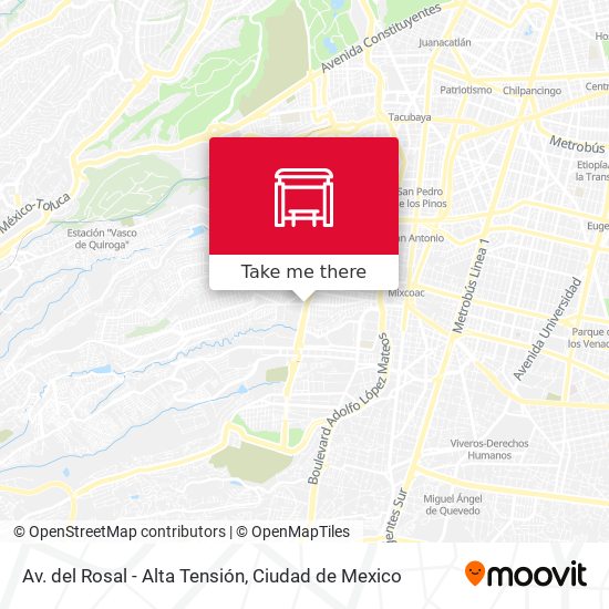 Mapa de Av. del Rosal - Alta Tensión