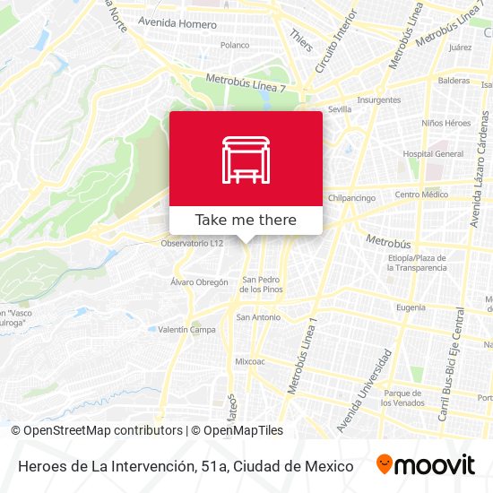 Mapa de Heroes de La Intervención, 51a