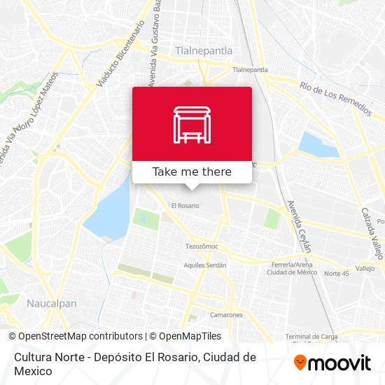 Cultura Norte - Depósito El Rosario map