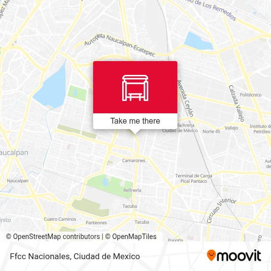Ffcc Nacionales map