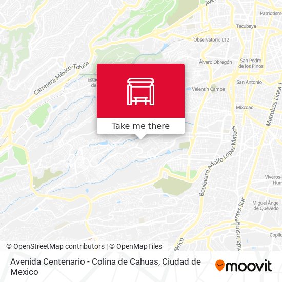 Mapa de Avenida Centenario - Colina de Cahuas