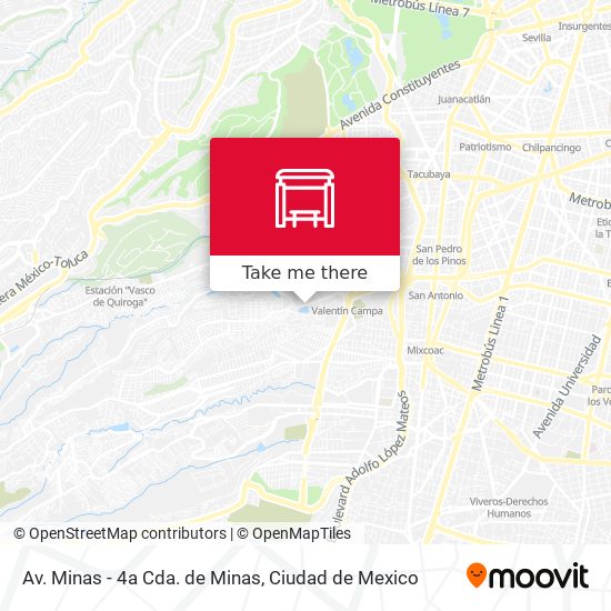 Mapa de Av. Minas - 4a Cda. de Minas