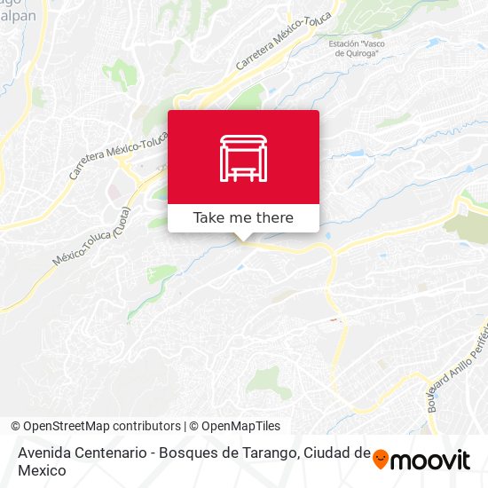 Avenida Centenario - Bosques de Tarango map