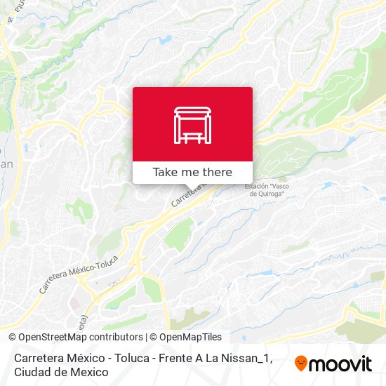 Carretera México - Toluca - Frente A La Nissan_1 map