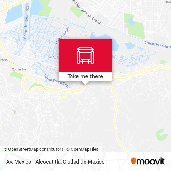 Mapa de Av. México - Alcocatitla