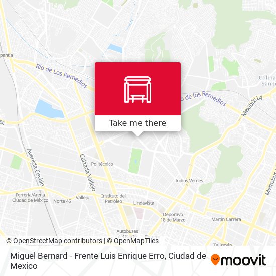 Miguel Bernard - Frente Luis Enrique Erro map