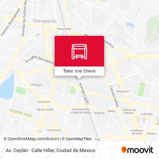 Av. Ceylán - Calle Hiller map