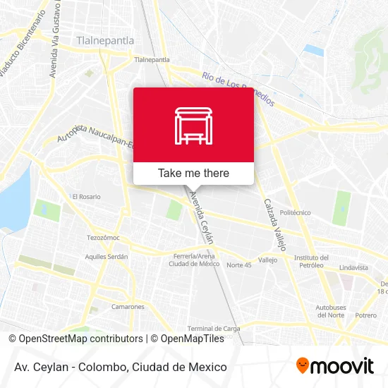 Av. Ceylan - Colombo map
