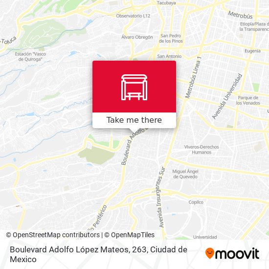 Boulevard Adolfo López Mateos, 263 map
