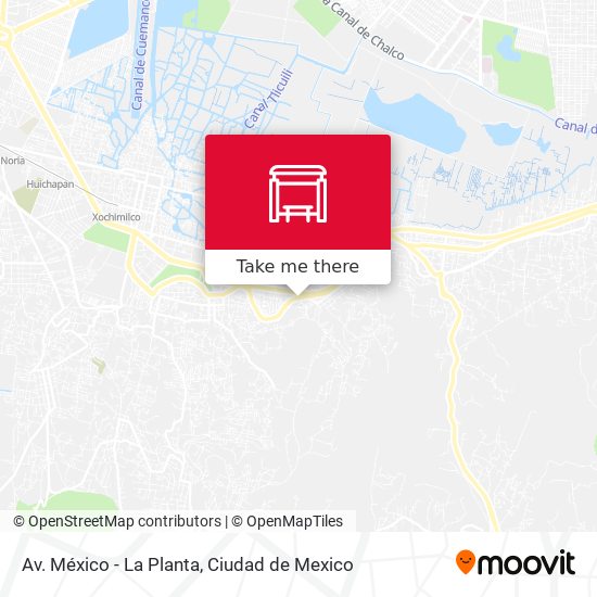Mapa de Av. México - La Planta