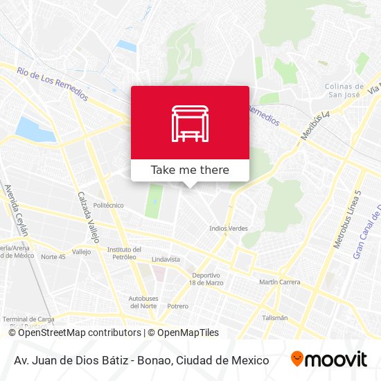 Mapa de Av. Juan de Dios Bátiz - Bonao